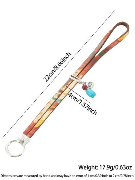 Bohemian Style Faux Turquoise Leather Bracelet, Vintage Design Unisex Couple Casual Creative Bangle, Colorful Oil Painting Jewelry Gift, Boho Style Bracelet