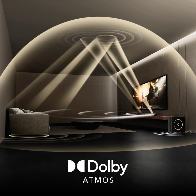 ULTIMEA Skywave F30 3.1.2 Soundbar Dolby Atmos 6 Speaker System Smart Dialogue Enhancement Bluetooth 5.4 Wireless Home Theater Audio for TV Movies Soundbar DolbyAtmos HomeTheater