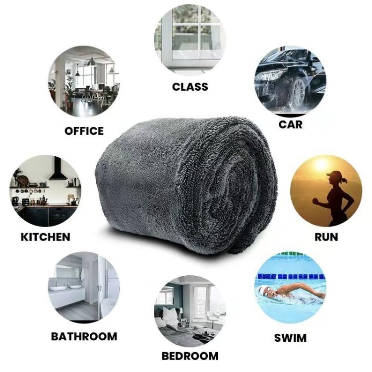 【Detail Choice】TWISTED-LOOP DRYING TOWEL, Ultra-Absorbent Drying Towel For Car&Truck, 1300GSM Premium Microfiber, 20*32"