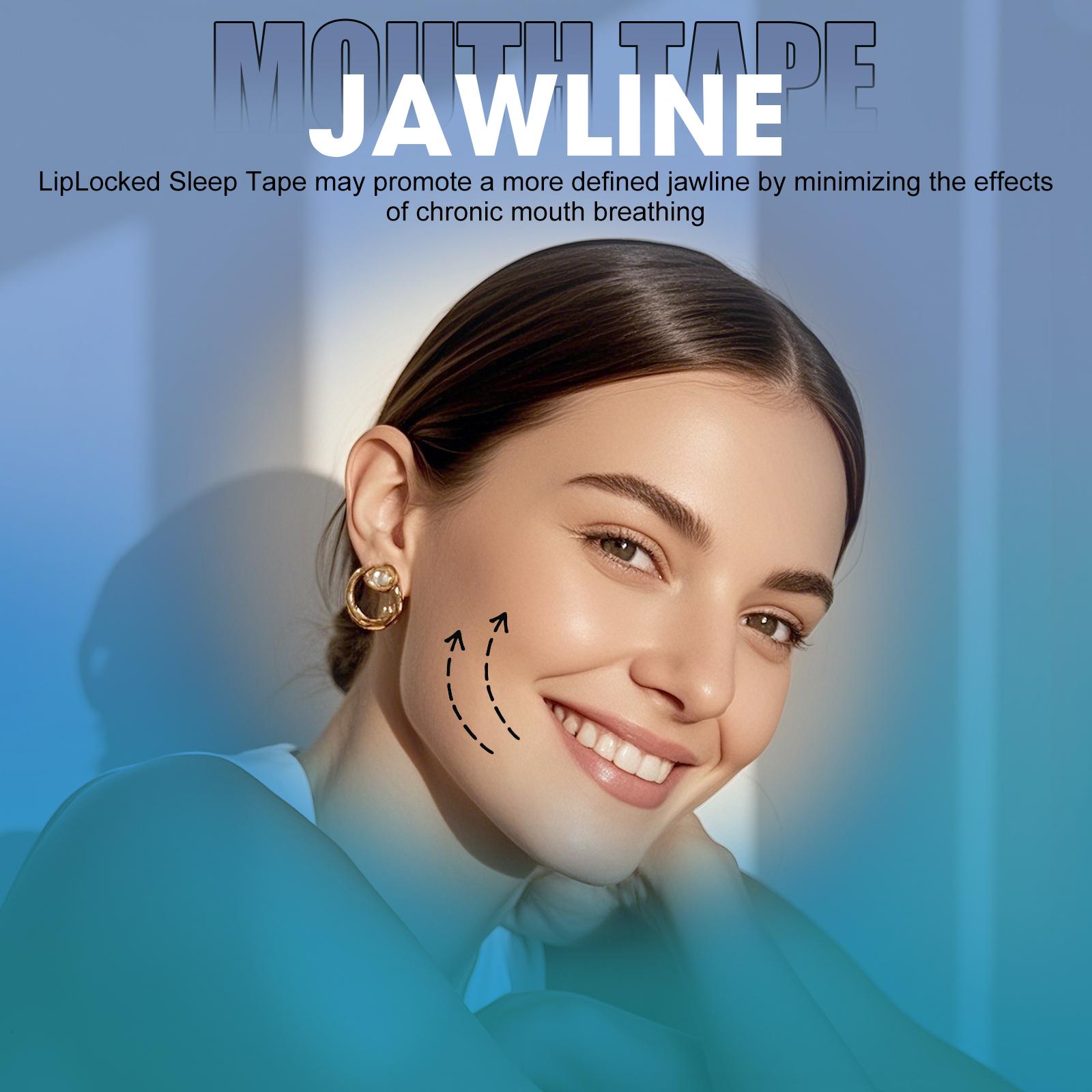 Mouth Tape Pack of 30/60/120 for 1/2/4 Month, Hypoallergenic Adhesive, Mild Tape, Sports Accessories, Black super breathable promotes restful Sleep