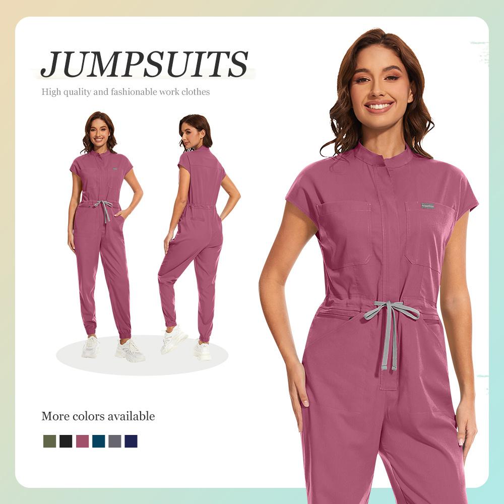 Ladies Doctor Brush Pants Beauty Salon Hand Washing Work Clothes Nursing Home Hand Washing Clothes with Zipper