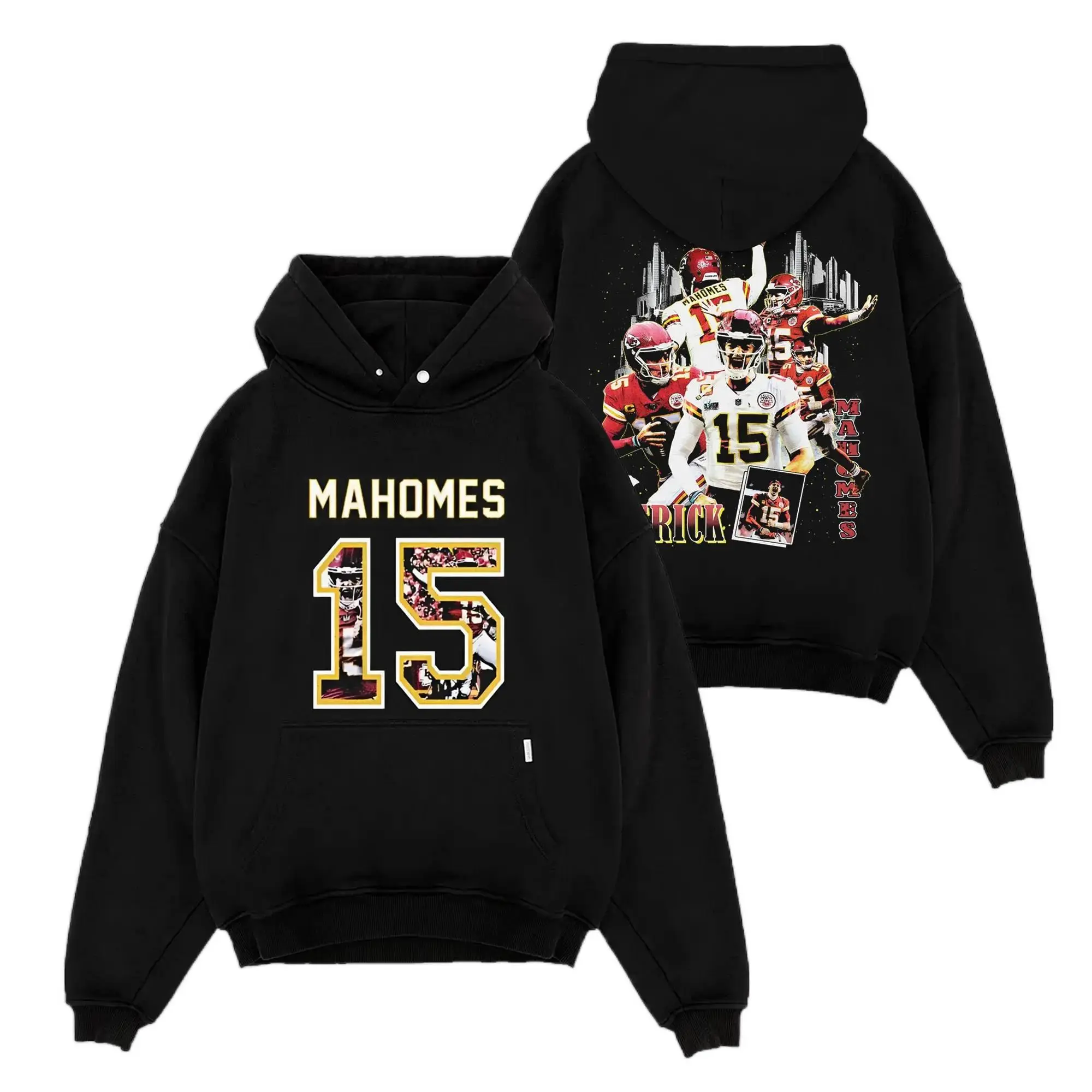 [Sale Up To 50%] Unisex Showtime Mahomes 15 Hoodie Premium, The Grim Reaper Hoodie, Mahomeboy Shirt, Football American Fans, Sunday Football Shirt, Game Day Outfit