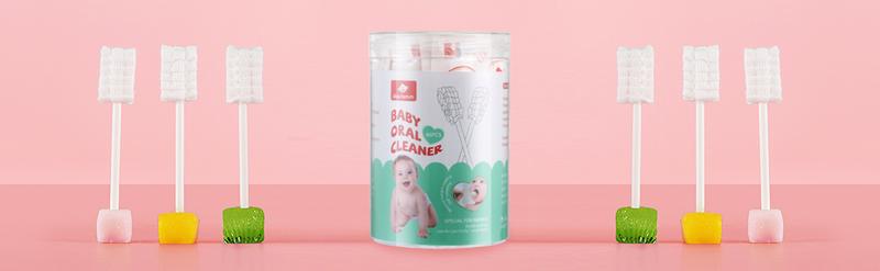 Tongue Cleaner, Newborn Baby Toothbrush, 48pcs/96PCS /144pcs Disposable Infant Toothbrush Clean Baby Mouth,Gauze Gum Cleaner Toothbrush Baby Oral Cleaning Stick Dental Care