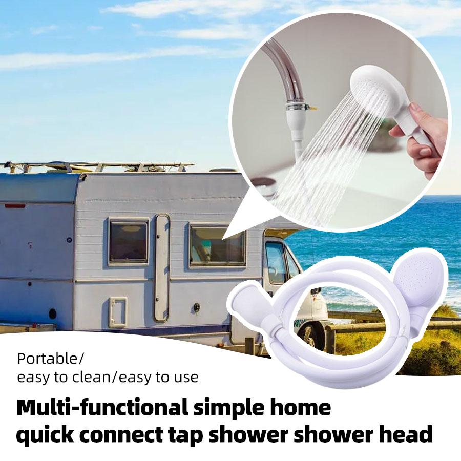 Multifunctional Easy Quick Connect Shower Head, Home Bathroom Spray Nozzle, Pet Bathing Multi-Purpose Sprinkler, Durable & Convenient Design, Shower Head Replacement