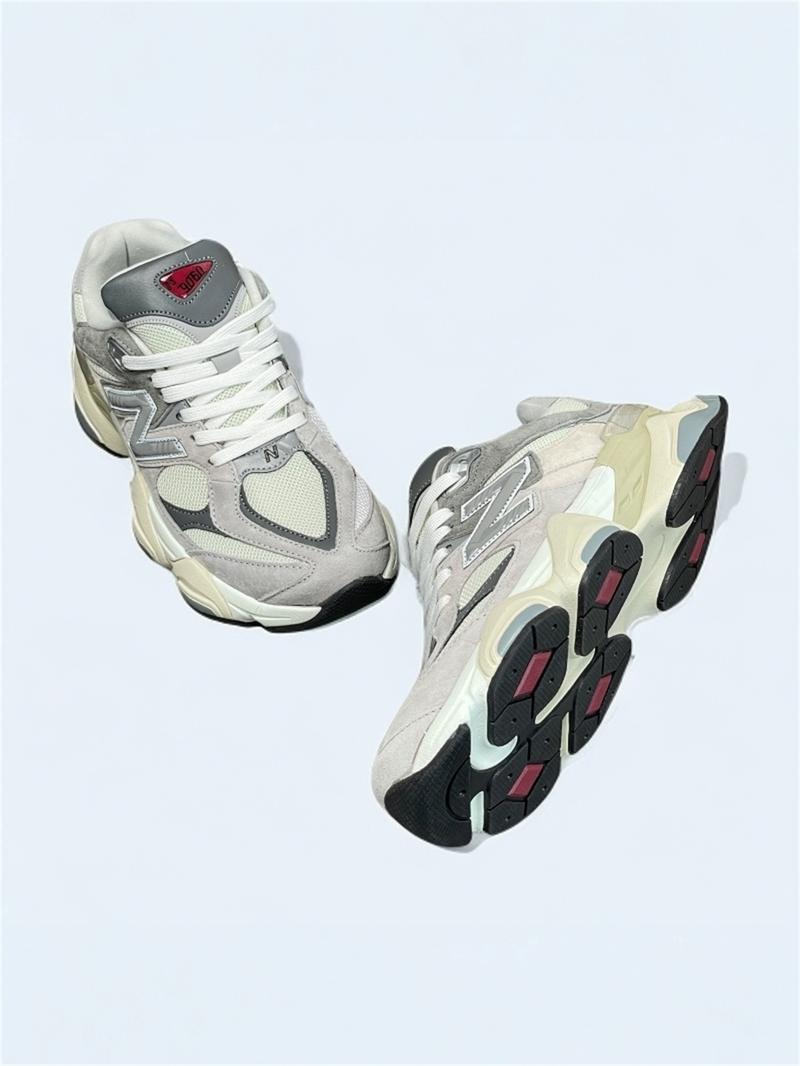 9060Retro chunky sneakers, patchwork design, daily versatile