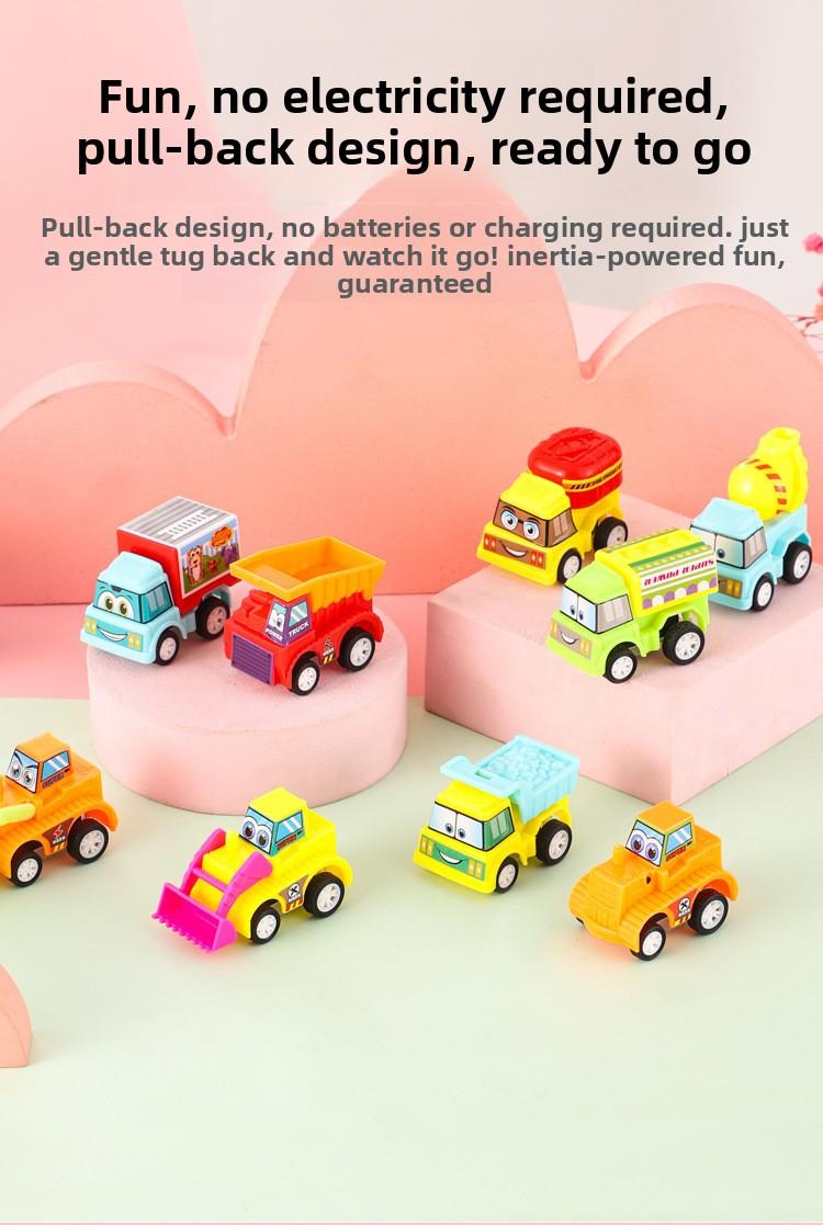 Kids Toy Cars, Pull Back Engineering Vehicles, Educational Toys for Babies, Kindergarten Gifts & Promotional Items