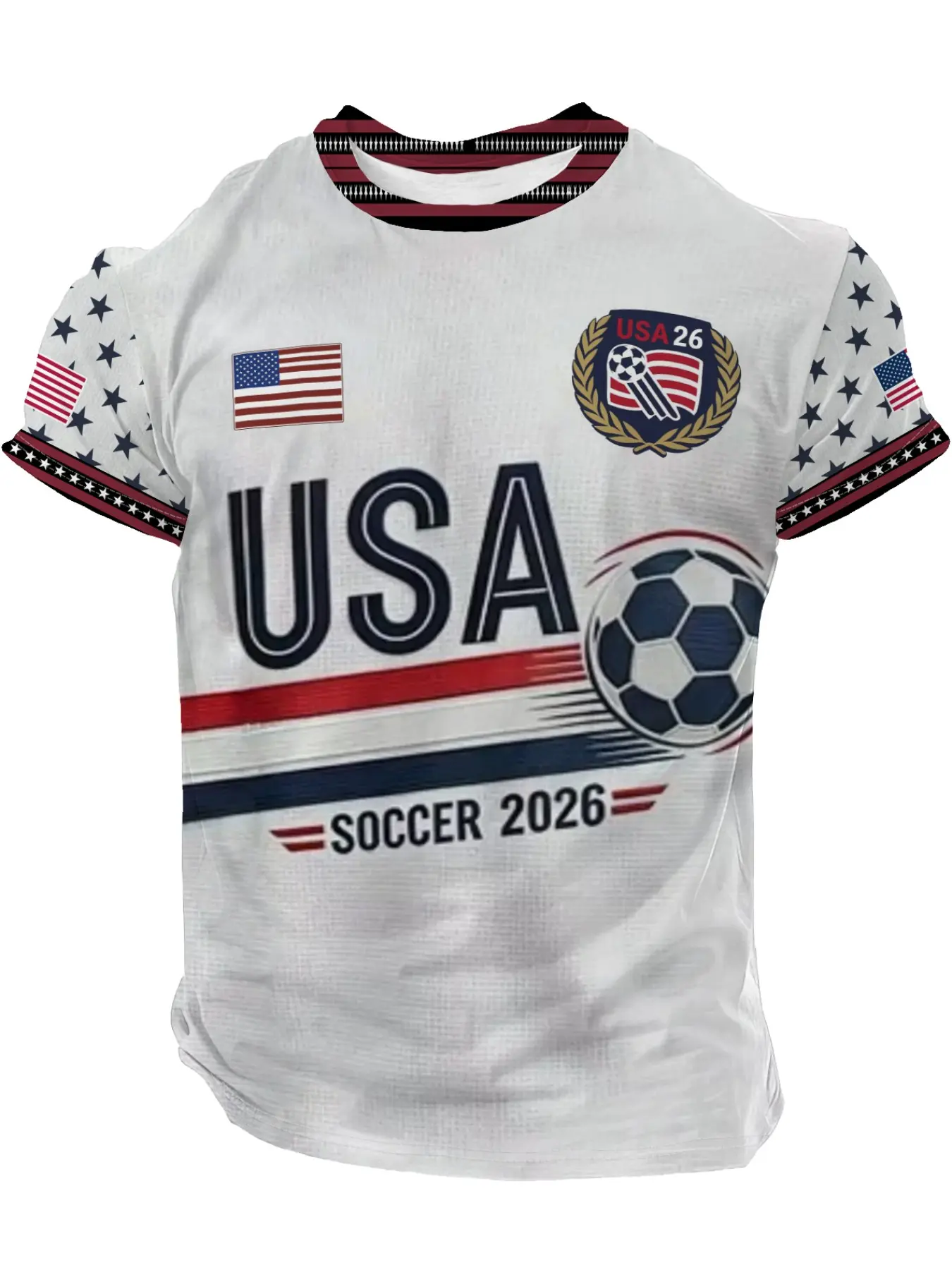 Mesh Keywords Summer Mesh Soccer Jersey for Men with USA Letter Design - TikTok Shop
