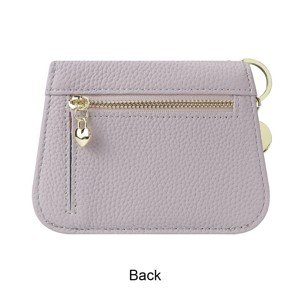 Royal Bagger RFID Short Wallets for Women Genuine Cow Leather Fashion Card Holder with Key Ring Holders Clutch Slim Coin Purse 2443 SpringStatements