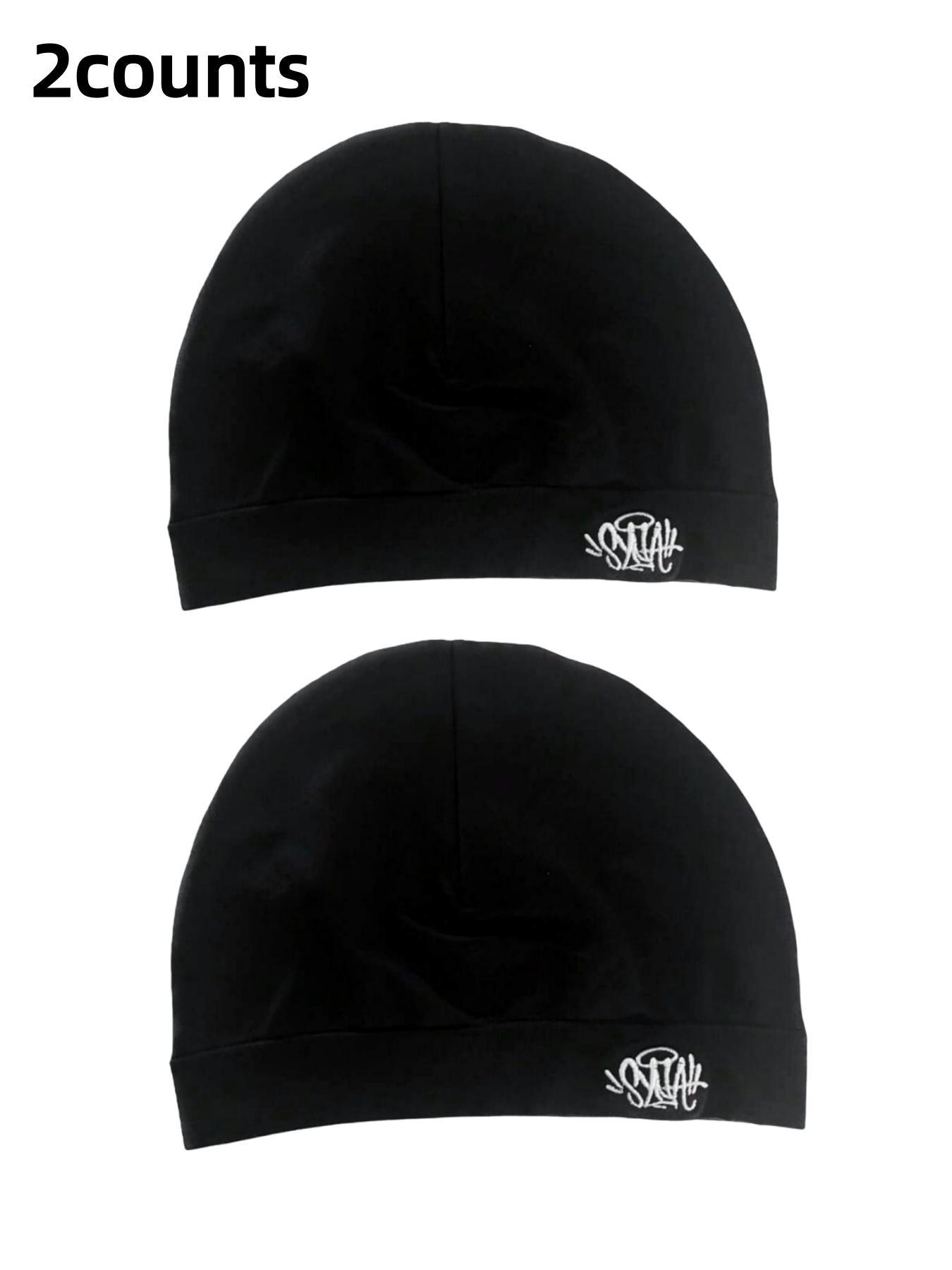 Men Women Letter Print Baker Hat, Casual Outdoor Running Caps, Fashionable Breathable Elastic Material, All Season Fitted Design, Outdoor Sports Hat