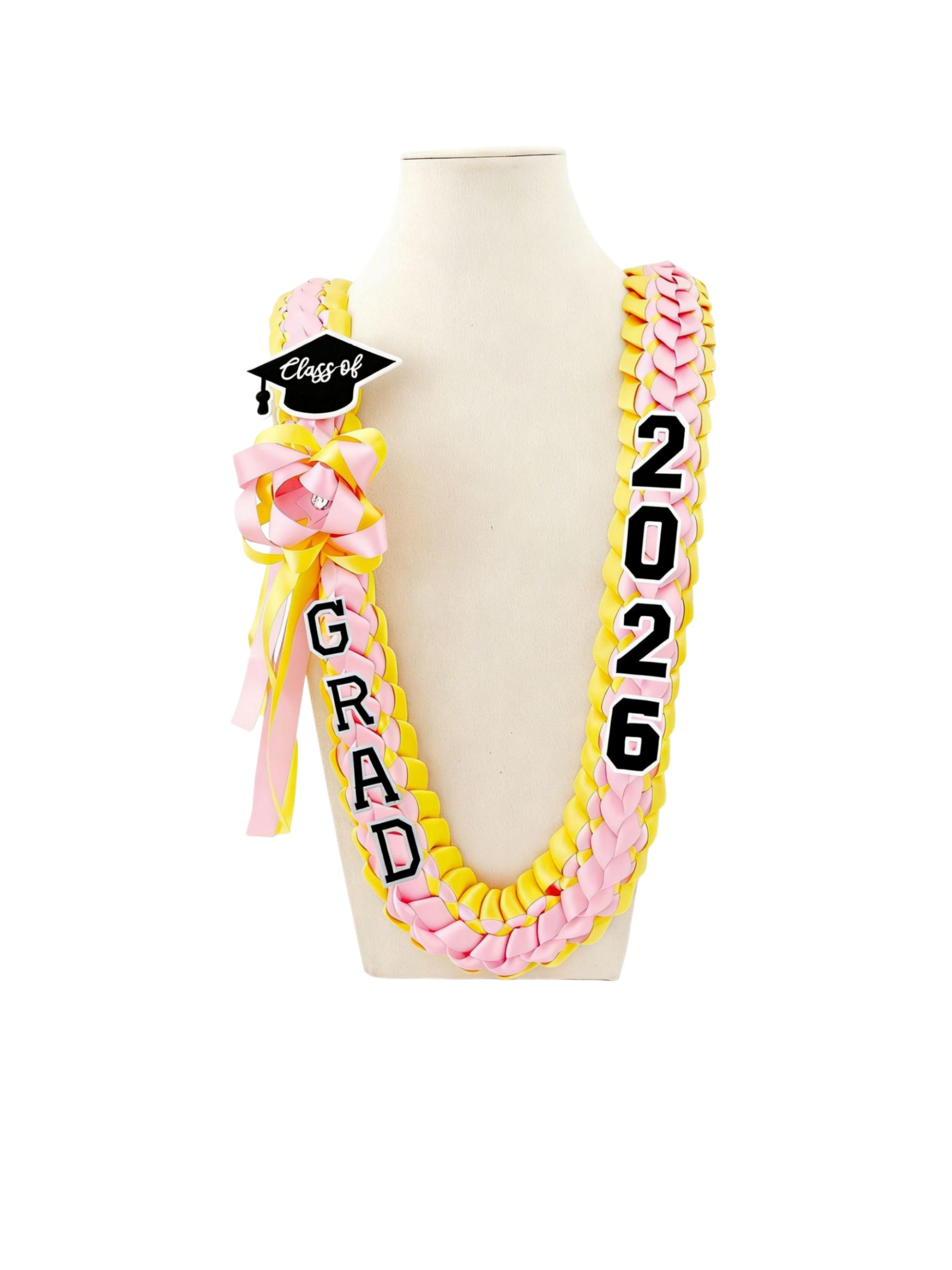 2026 Graduation Party Discount, Handmade Woven Band with Grad Letter and Hat Charm, Adjustable Graduation Money Belt