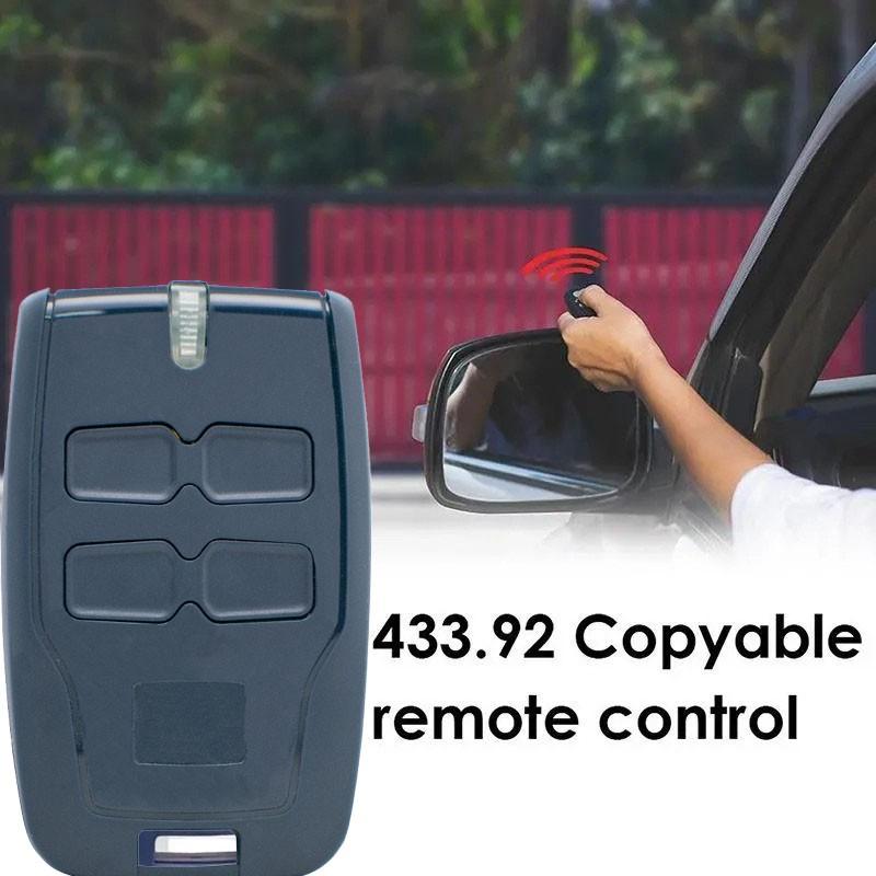 433mhz Wireless Garage Door Remote Control, Rolling Code Technology, 2/4 Button Options, Easy-To-Use Keychain Design