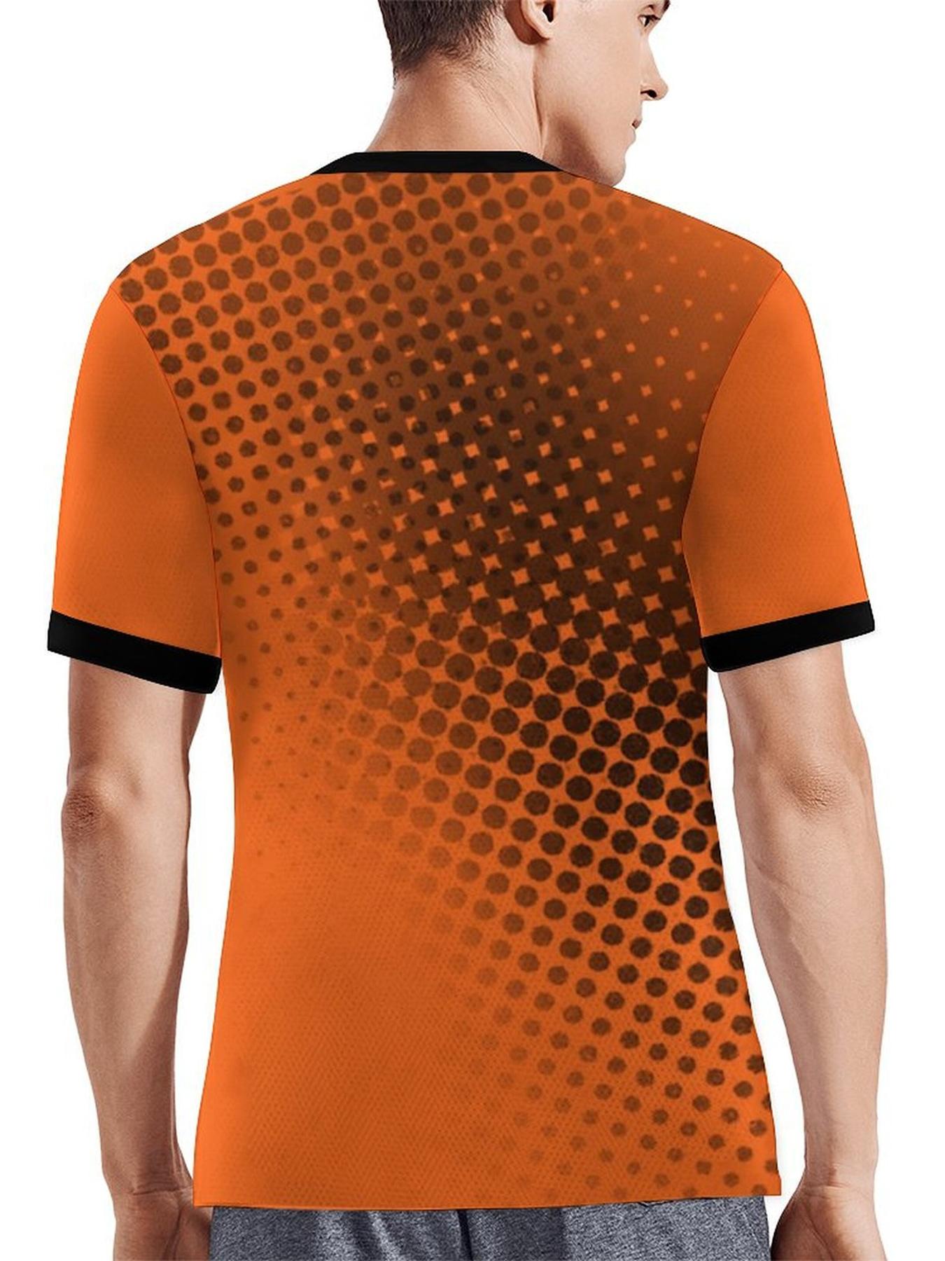 Netherlands Football Jersey Men's Breathable Soccer Shirt Netherlands National Team Fan Training Uniform