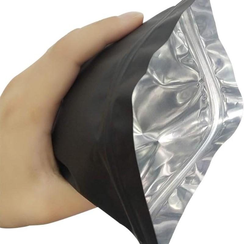 100-Pack Reusable Sealed Zipper Bags, Jewelry Sample Blind Bags, Small Business Packaging, Smell-Proof, 3x4 Inch, Clear Window, Resealable Zipper Bags