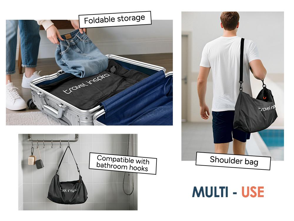 Travel Inspira Vacuum Bags with Pump | Ultra Durable Nylon Space Saver Compression Bags, IP67 Airtight Seal, Reusable Lightweight for Travel Luggage Backpack Outdoor, Light Black 2 Pack, TikTokShopSpringGlowUp Travel Inspira Vacuum Bags with Pump | Ultra Durable Nylon Space Saver Compression Bags, IP67 Airtight Seal, Reusable Lightweight for Travel Luggage Backpack Outdoor, Light Black 2 Pack, TikTokShopSpringGlowUp