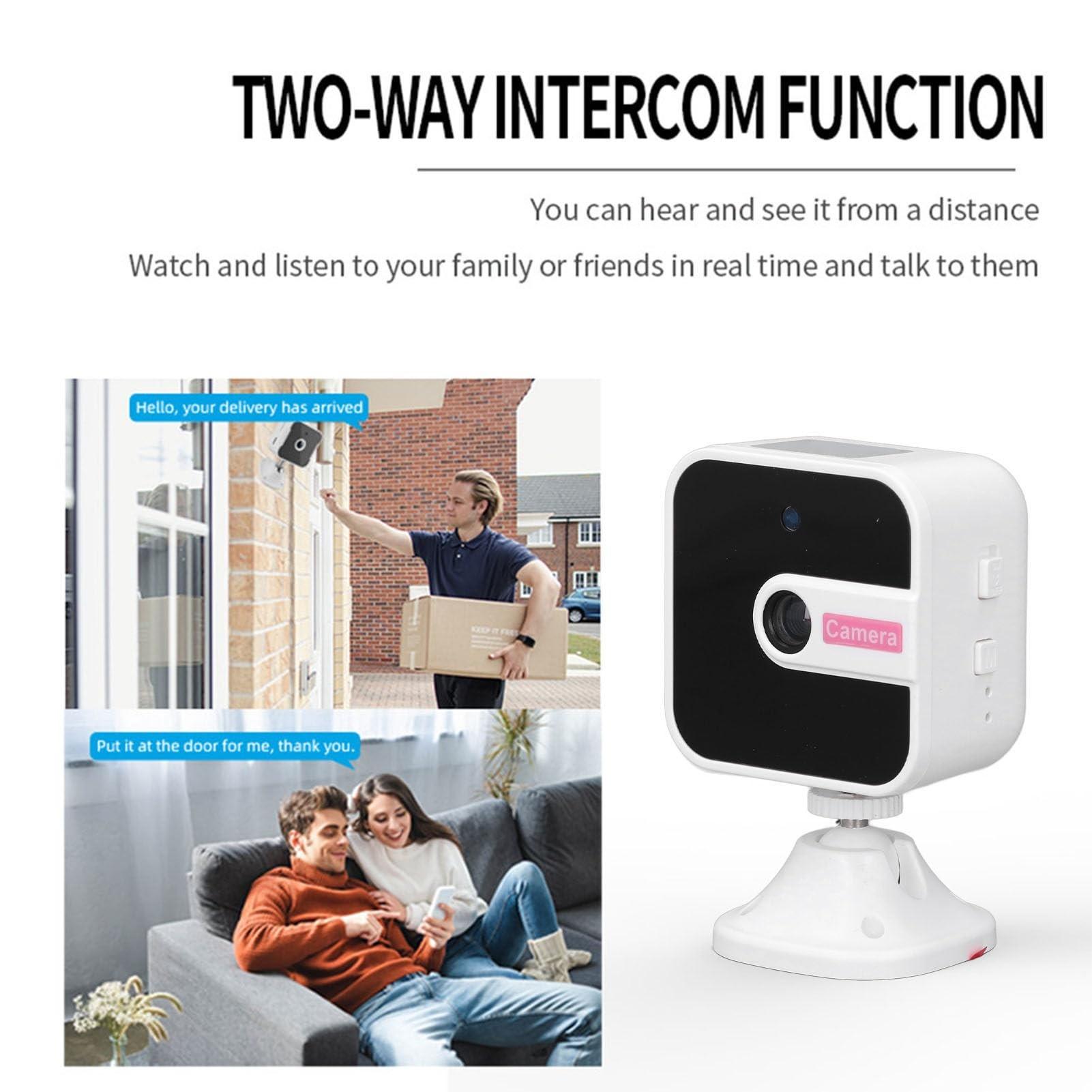 Wireless WiFi Home Security Camera with Night Vision, Motion Tracking, Wall Mount, Mobile App Live View for Indoor Monitoring – Smart Surveillance Camera for Home Security,  24/7 Security Monitoring, App Control, Easy Installation
