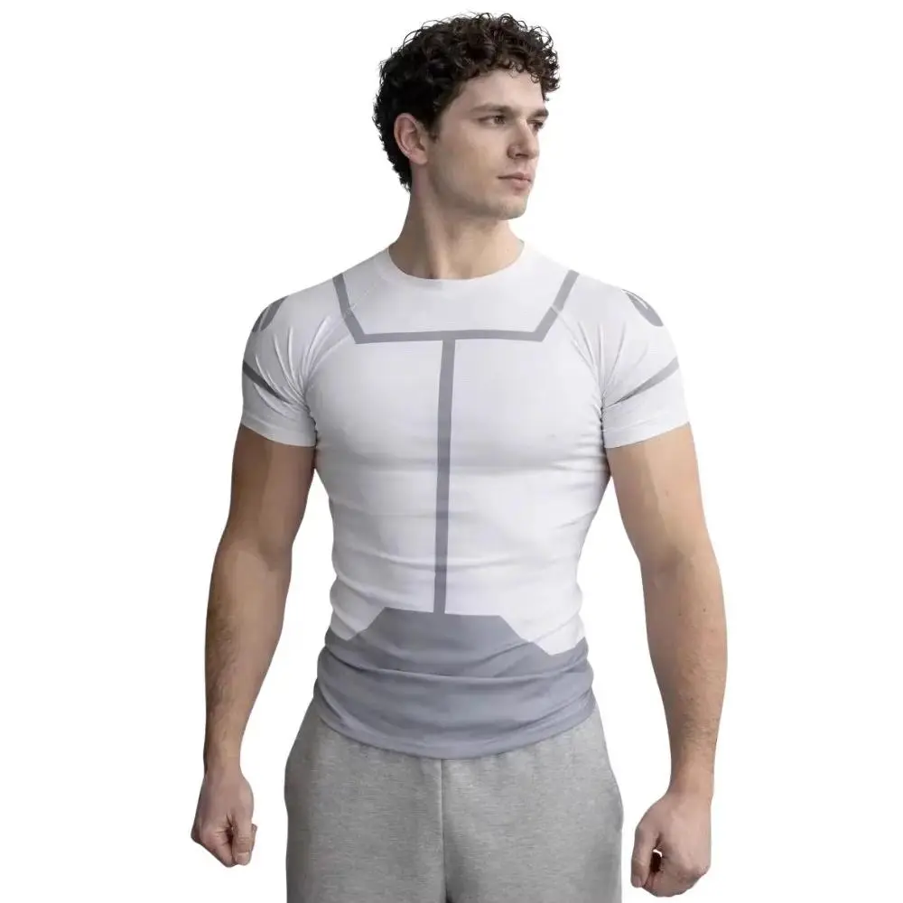 Invincible Mark Grayson Cosplay Thragg Costume Disguise for Adult Men T-Shirts Casual Outfits Roleplay Halloween Carnival Suit