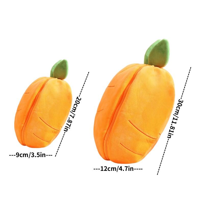 🍊 Cozy Fall Cuddles | Fruit-Cape Bunny Stuffed Toy | Squishy Plush, Huggable Size | Bedroom Sofa Nursery Decor | Birthday/Holiday Gift