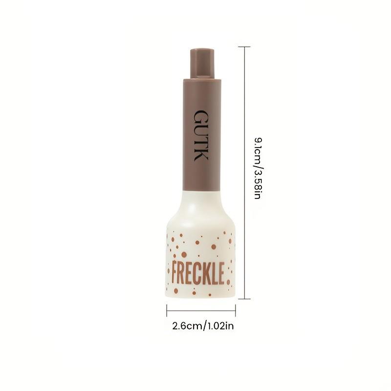 Waterproof Freckle Stamp Pen, 5-Point Natural Fake Freckles Makeup Pen, Quick-Dry & Smudge-Proof Long-Wear, Skin-Friendly Formula, Easy to Create Realistic Freckle Look, 4 Vibrant Shades for All Skin Tones