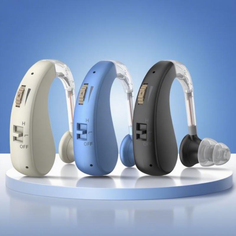 Mobile phone sound amplifier, hearing aid, personal sound amplification headphones, adjustable volume enhanced headphones, lightweight and comfortable full-ear headphones suitable for the elderly and adults, suitable for daily use.