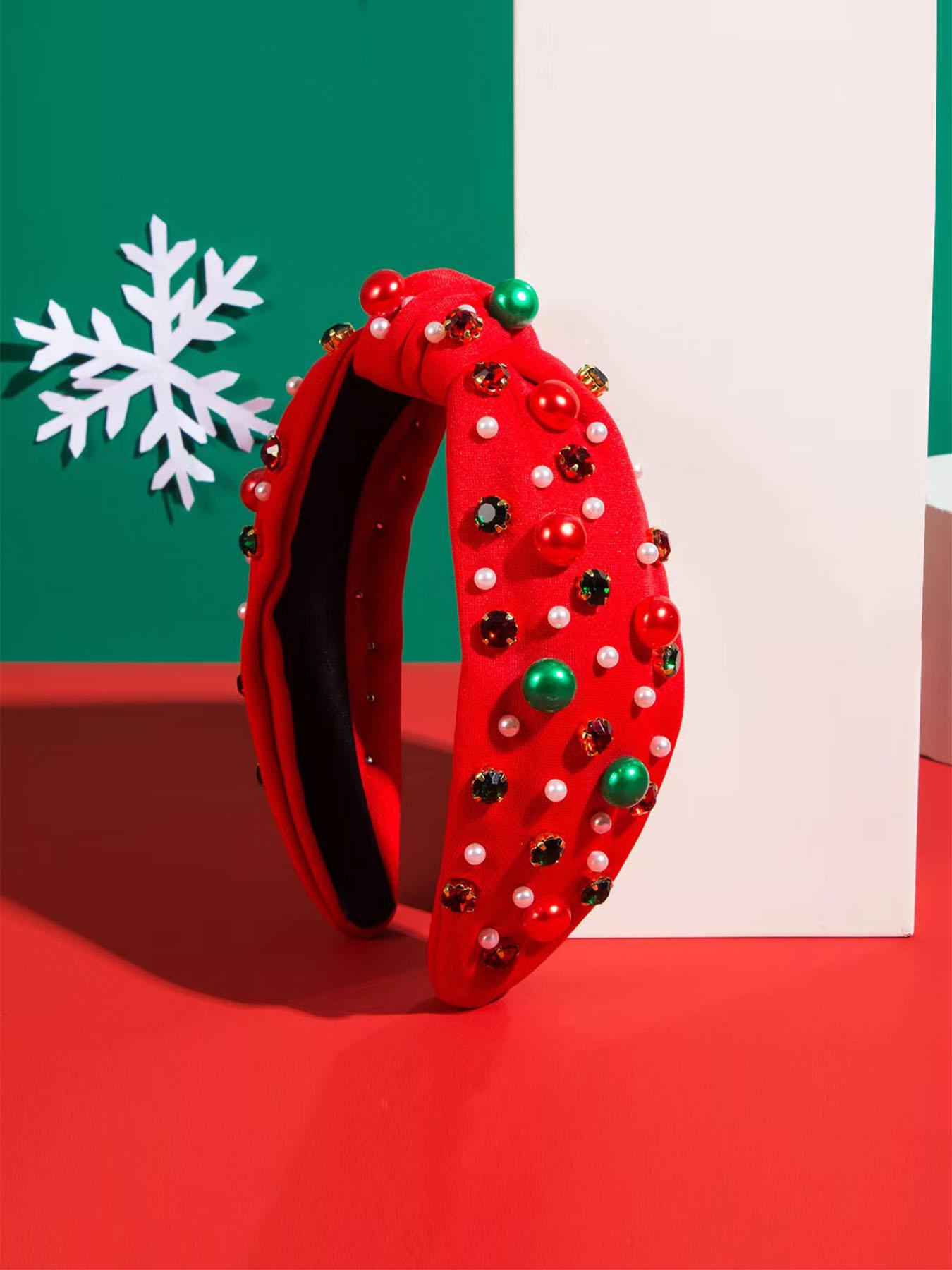 Valentine's Day gift 1pc women's sweet headband, elegant pearl hair accessory, suitable for Valentine's Day gifts, Mother's Day gifts, sweet pressed hair headband, afternoon tea, parties, vacation trips, daily leisure hair accessories