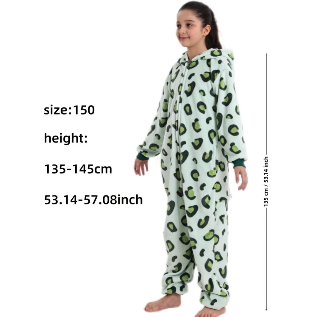 Flame-Resistant One-Piece Pajamas, Cozy Gift, All-Season Loungewear, Zipper Closure, Side Pockets, Hooded