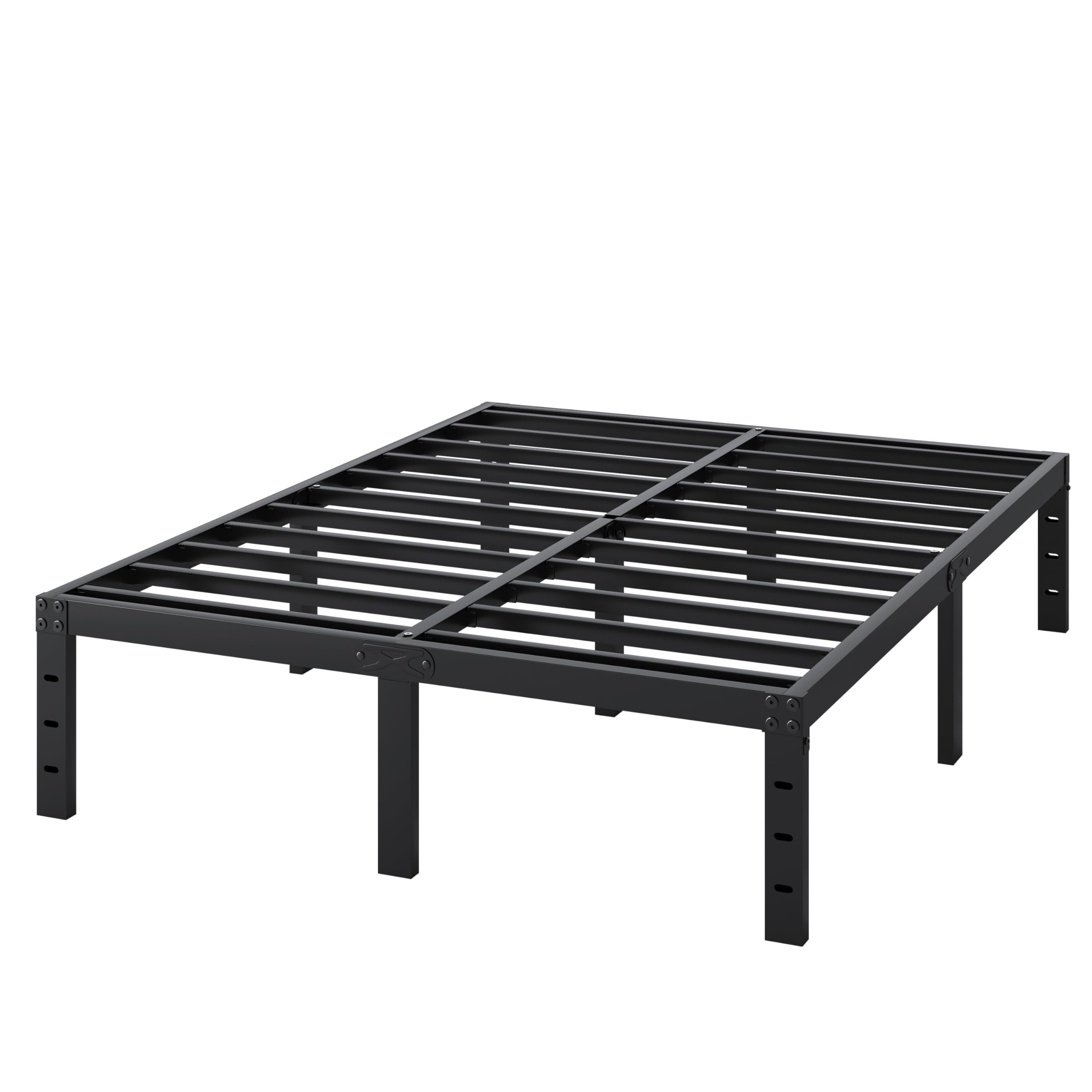 Edenza  Bed Frames, 14 16 18 Inch Heavy Duty Metal Platform Bed Frame  Size Support Up to 3500 lbs, No Box Spring Needed/No Shaking/Steel Slat Support/Noise Free/Easy Assembly Heavy Duty Twin Full Queen King Metal Bed Frame affordable  bed  frame