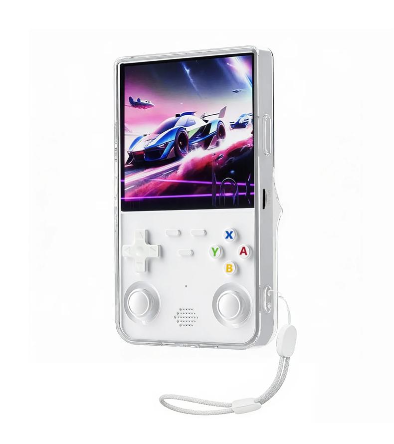 Transparent Protective Case for R36 Ultra Game Console, Anti-Drop Hard Storage Bag, Eva Shell, Scratch-Resistant Screen Film