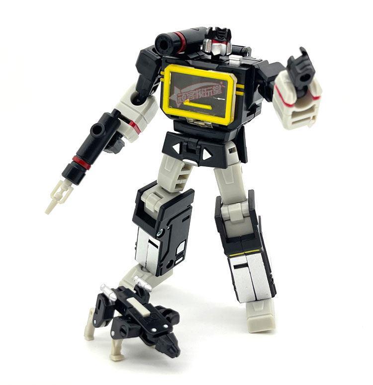 10cm Transformable Toy Shockwave Soundwave Powerglide Small Scale G1 Animated Robot Model Figurine Boy Gift