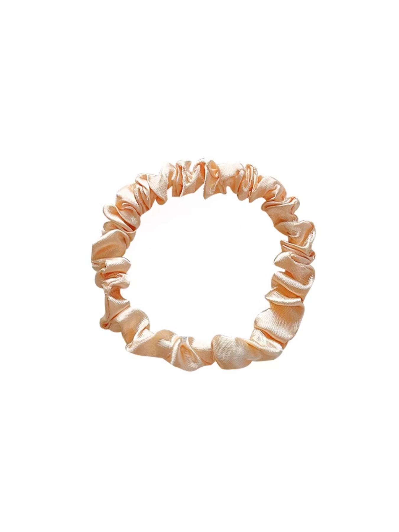 6 Pcs Plain Fabric Scrunchies Set, Elegant All-Season Hair Ties, Large & Small Sizes, Perfect for Lazy Ponytails, Durable and Versatile