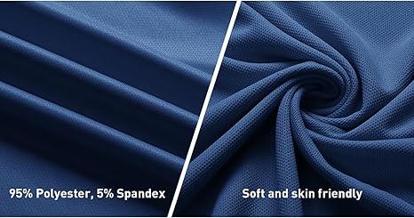 ZITY Mens 2 Pack Polo Shirts Short Sleeve Performance Sports Golf Shirt for Men Tactical Shirt