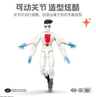 3D Printed Invincible Boy Titan13 T13 Dummy13 Multi-Jointed Movable Action Figure - Articulating Figurine, Collectible Figurine, Desktop Ornament Toy