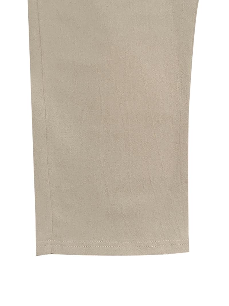 Men's Solid Button Design Linen Pants, Casual Comfy Breathable Trousers for Beach Vacation Holiday, Men's Bottoms for Summer Men's Solid Button Design Linen Pants, Casual Comfy Breathable Trousers for Beach Vacation Holiday, Men's Bottoms for Summer