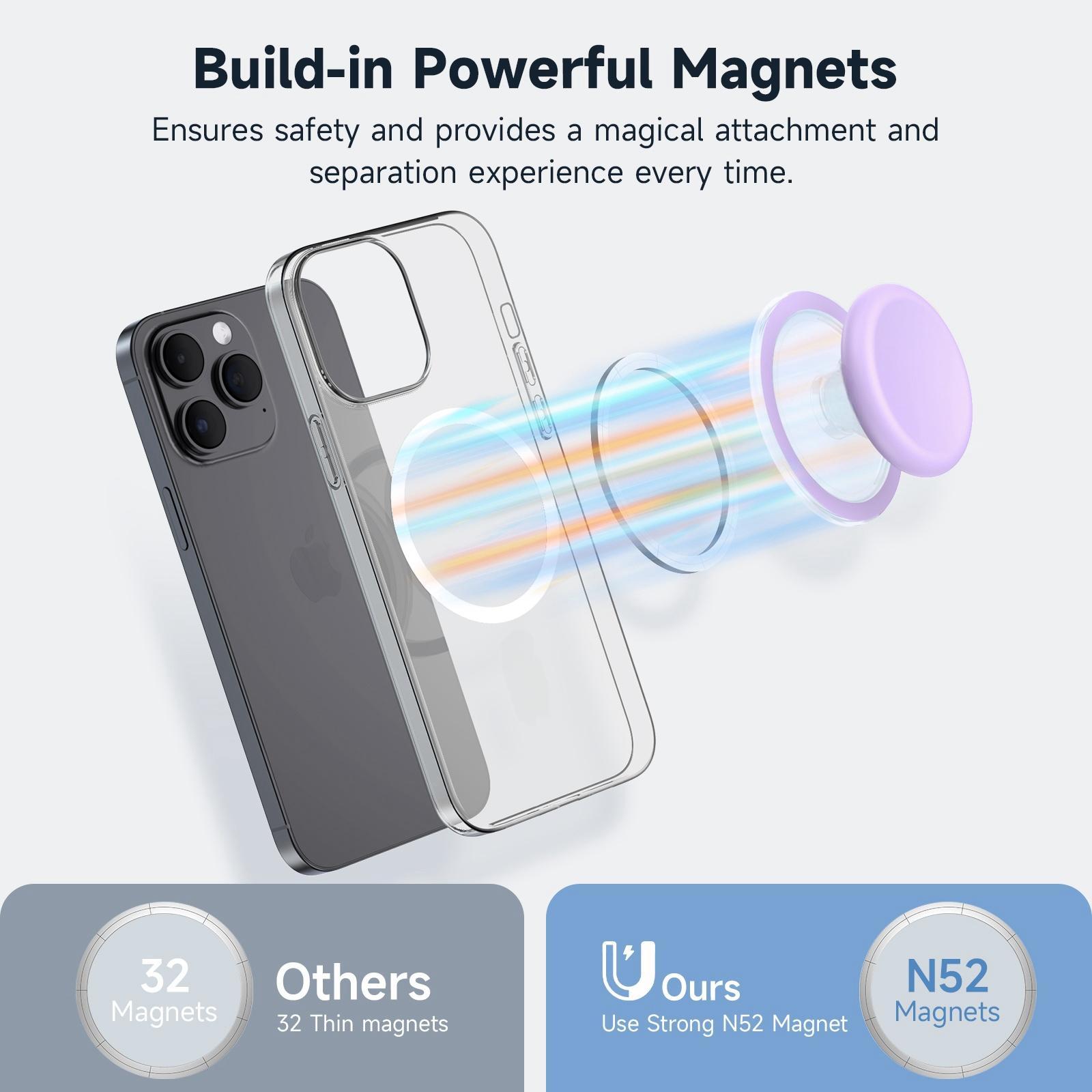 Strong Magnetic Phone Grip, Telescopic Lazy Phone Bracket, Removable Round Silicone Part, Hands-Free Phone Mount for iPhone 17/16/15/14/13/12 Series #GLOBAL PICKS Strong Magnetic Phone Grip, Telescopic Lazy Phone Bracket, Removable Round Silicone Part, Hands-Free Phone Mount for iPhone 17/16/15/14/13/12 Series #GLOBAL PICKS