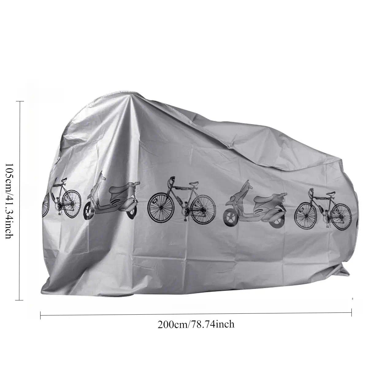 All-Weather Universal Bike Cover for Outdoor Storage, UV Protection Dust & Wind Resistant, Heavy-Duty Bicycle Shield Cover
