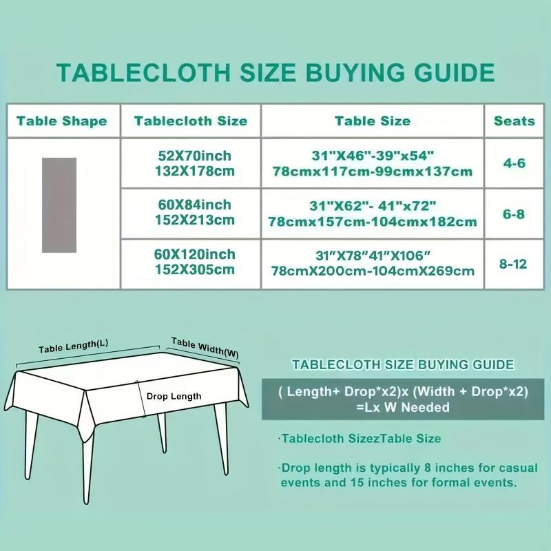 Rectangular polyester tablecloth adorned with geometric cherry blossom patterns - of excellent quality, heat-resistant and wear-resistant, suitable for various occasions such as dining tables, parties, restaurants, coffee tables, etc