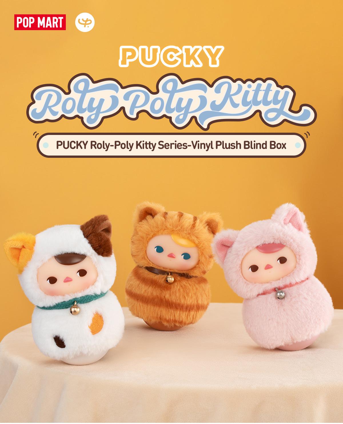 Unboxing-PUCKY Roly-Poly Kitty Series-Vinyl Plush Blind Box-3.0