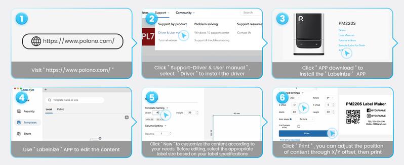 PM220 Label Makers, Bluetooth Portable Thermal Printer, Mini Printer for Study, Office, Mailing,Printing Paper for Phones & PC PM220 Label Makers, Bluetooth Portable Thermal Printer, Mini Printer for Study, Office, Mailing,Printing Paper for Phones & PC