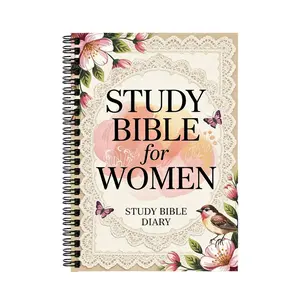 Bible in 52 Weeks for Women, Spiral Bound Personal Devotional Guide, Church Group Use, Daily Scripture Interactive Notebook