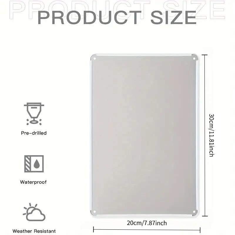 1PC 2D Flat Retro "Hope" Love and Sincerity Message Metal Wall Plaque - 8"x12" Rustic Iron Art Love Poem Poster, Suitable for Home, Porch, Garden, Coffee Bar - Durable Easy-to-Hang Romantic Gift, Suitable for Friends, Family (Self-Love Affirmation Decorat