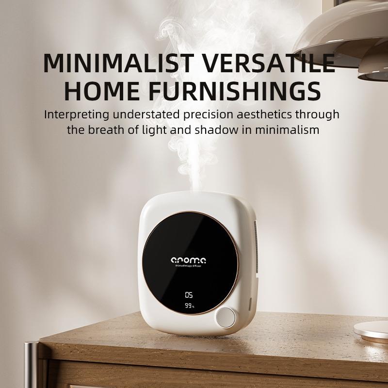 7-Level Adjustable Smart Diffuser - Suitable for Essential Oils/Perfumes, USB Rechargeable Battery Humidifier, Room Freshener, Long-Lasting Home Fragrance, Smart Timer with Adjustable Settings, Ideal Gift for Office, Bedroom, Bathroom Air Freshener