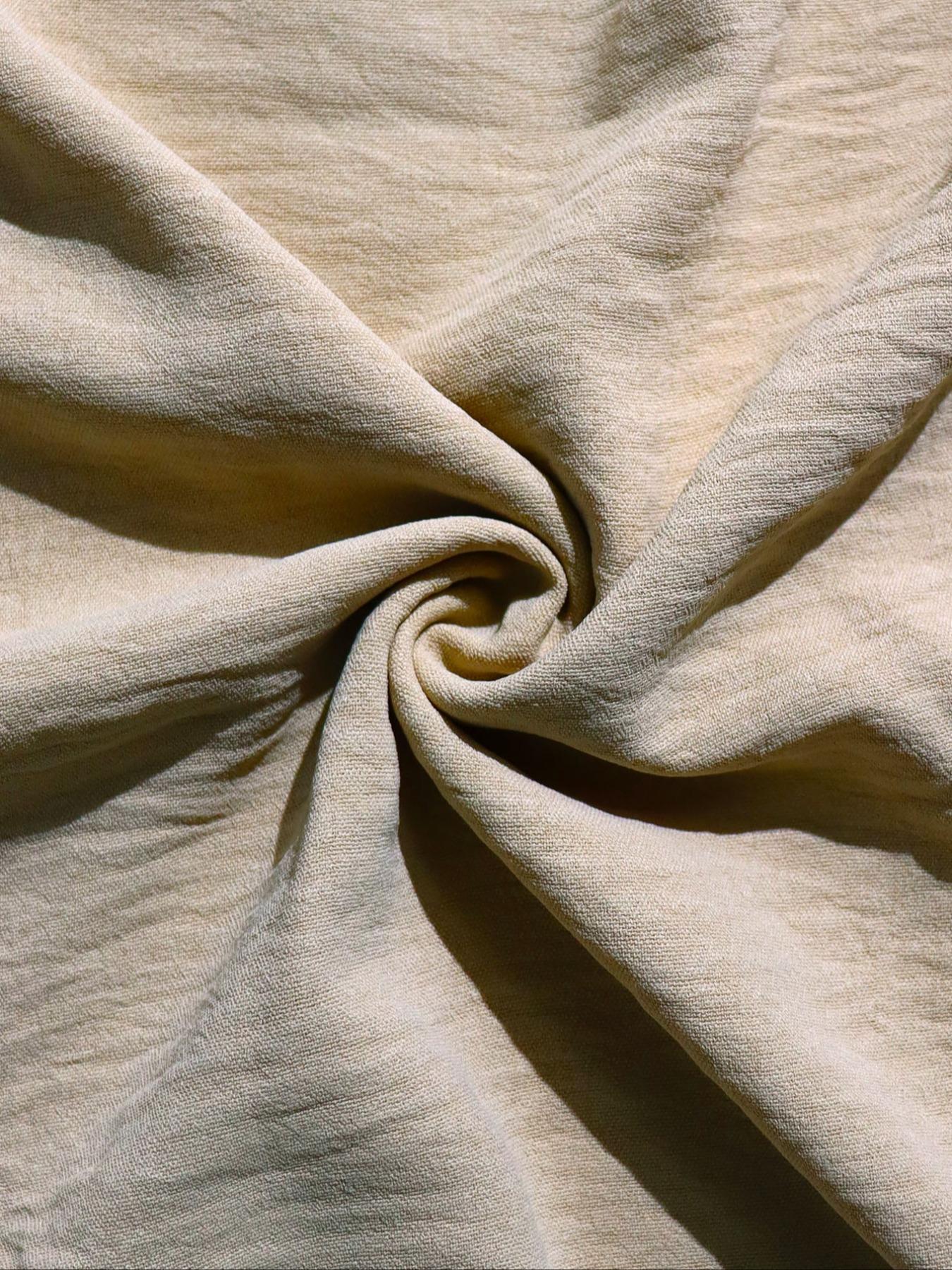 Women's Loose Two-Piece Set, Minimalist Long Hoodie Top + Wide Leg Pants, Casual Natural Style for Spring & Fall Seasons