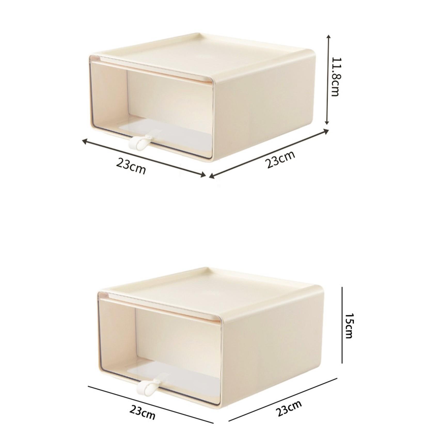 Stackable Figurine Display Storage Box, Desktop Drawer Organizer & Desktop Statue Showcase Cabinet – Essential for Collectors