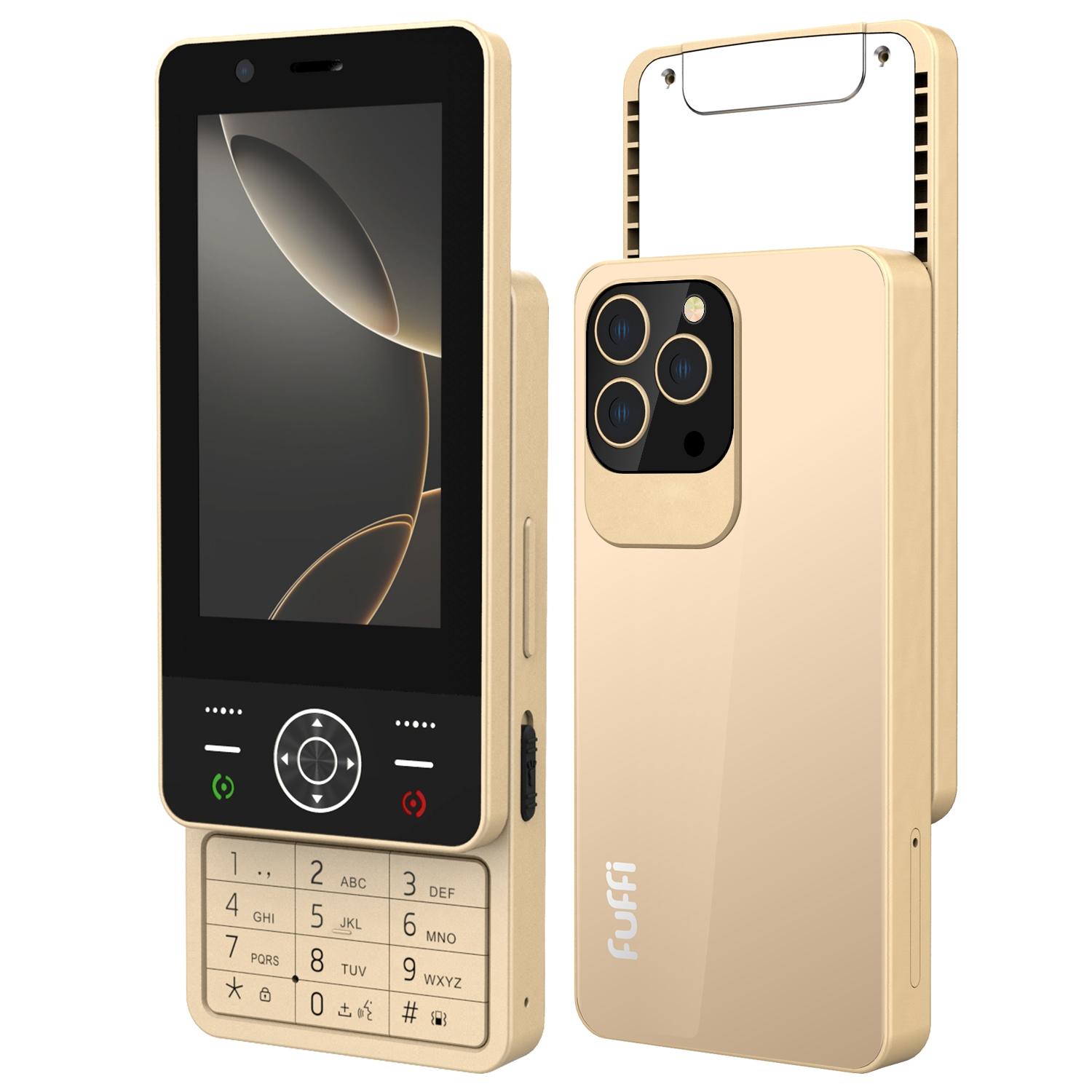 FUFFi-Sliding SmartPhone 4G Network, Mini 4.0 Inch Display, Dual Sim Card Slot, 2+16GB Storage, 2+2mp Camera, Ideal for Everyday Use