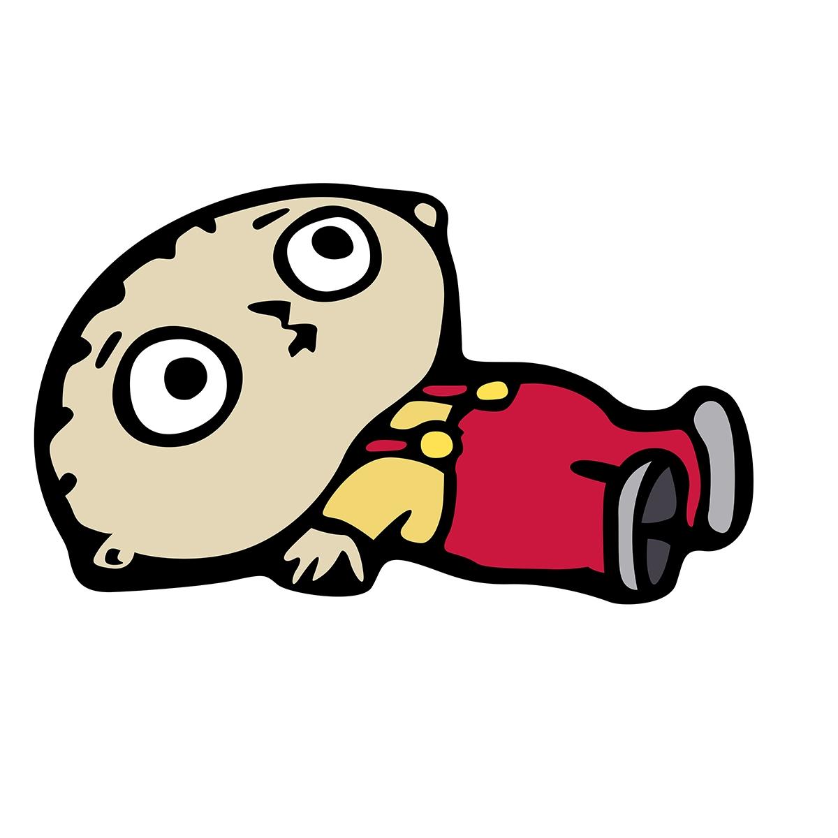 Cartoon Character Design Floor Mat, 1 Count Cute Soft Plush Non-Slip Washable Floor Rug Carpet for Home Living Room and Bedroom Decor Fluffy Area Rug