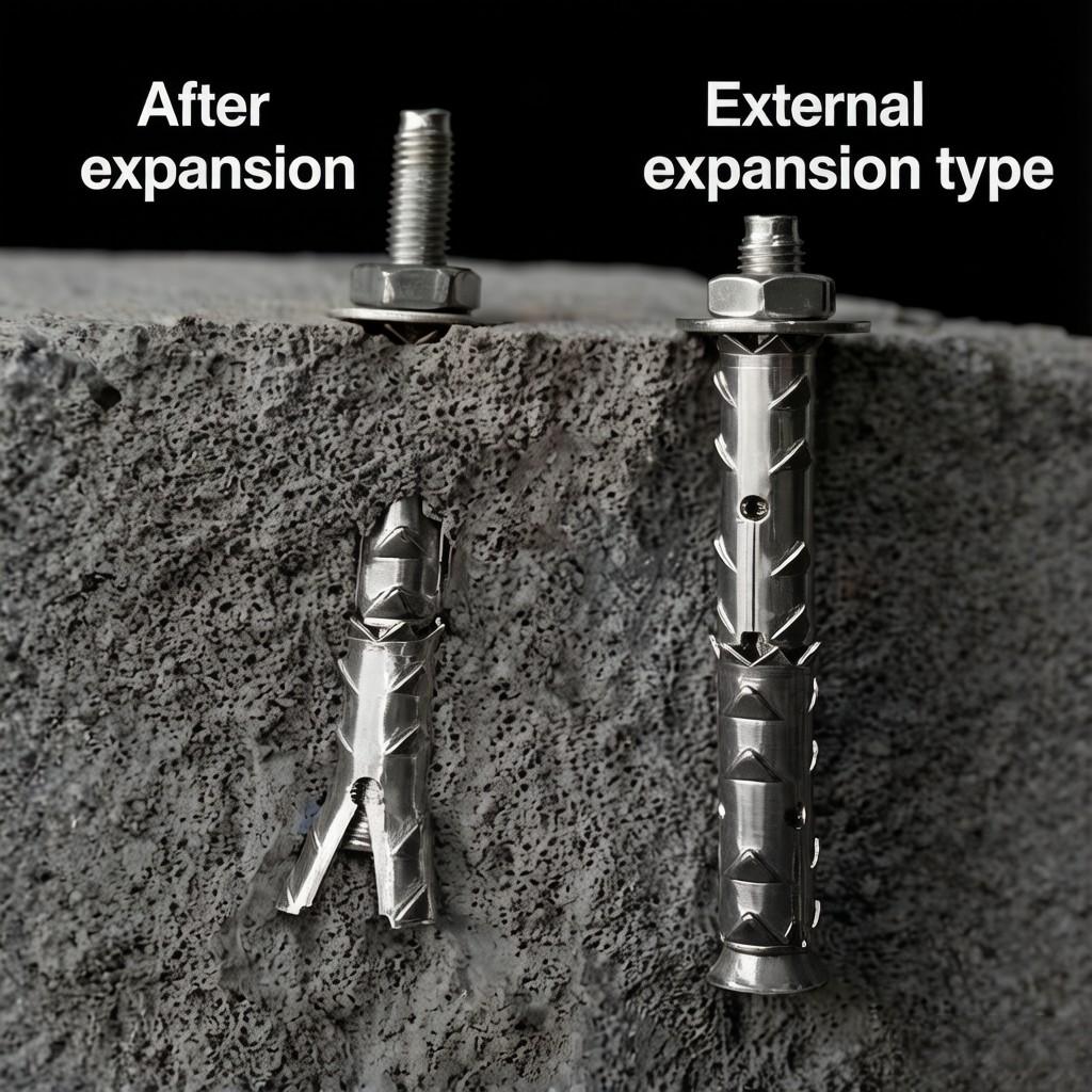 Rust Resistant Sleeve Anchors for Hollow Brick & Cinder Block, Carbon Steel Furniture Wall Anchor, Pre-Assembled Bolt Set, zinc Plated Expansion Anchors, Easy Install for Shelves & Cabinets, Multiple Usage Methods