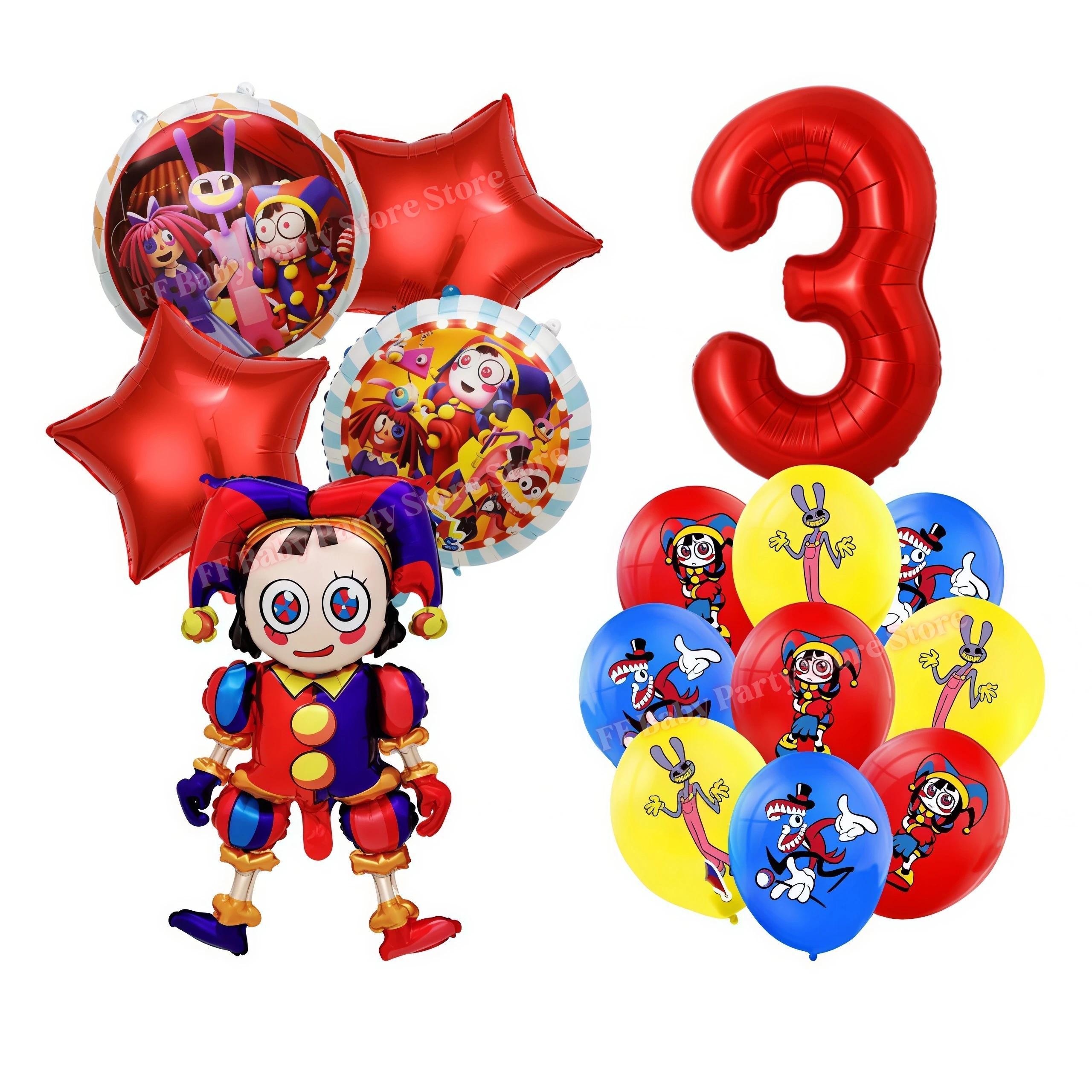 Amazing Tableware Birthday Party Decoration Digitaled Circus Balloon Plate Cup Banner Kids Favor Gift Baby Shower Party Supplies