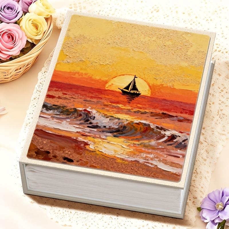 6 Inch Photo Album Holds 200 Photos, Simple Storage Book Creative Insert Style, Family Memory Book, Perfect Gift for Easter Halloween Thanksgiving