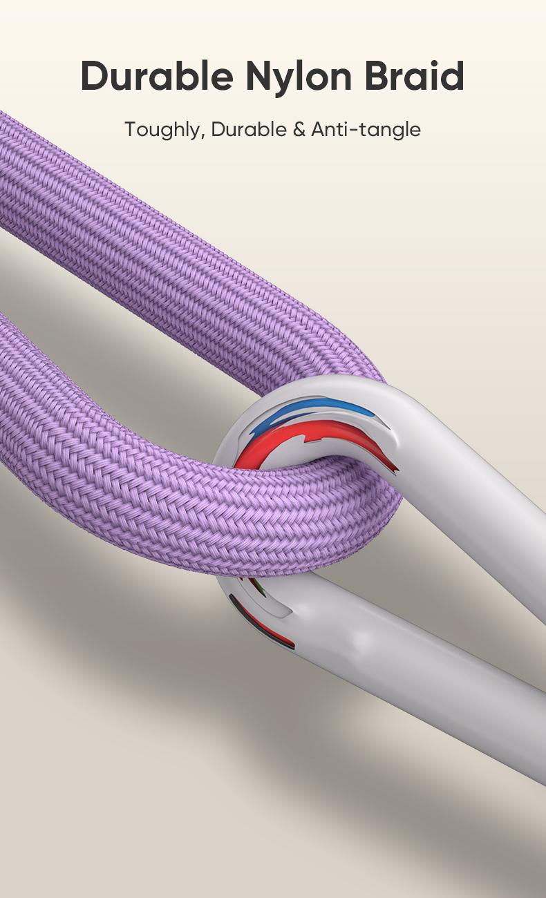 240W USB-C Lanyard Charging Cable, 2-in-1 Phone Strap & Fast Charger, 5A PD Data Transfer Cord with Buckle, Zinc Alloy Durable for Phone/Tablet/Laptop