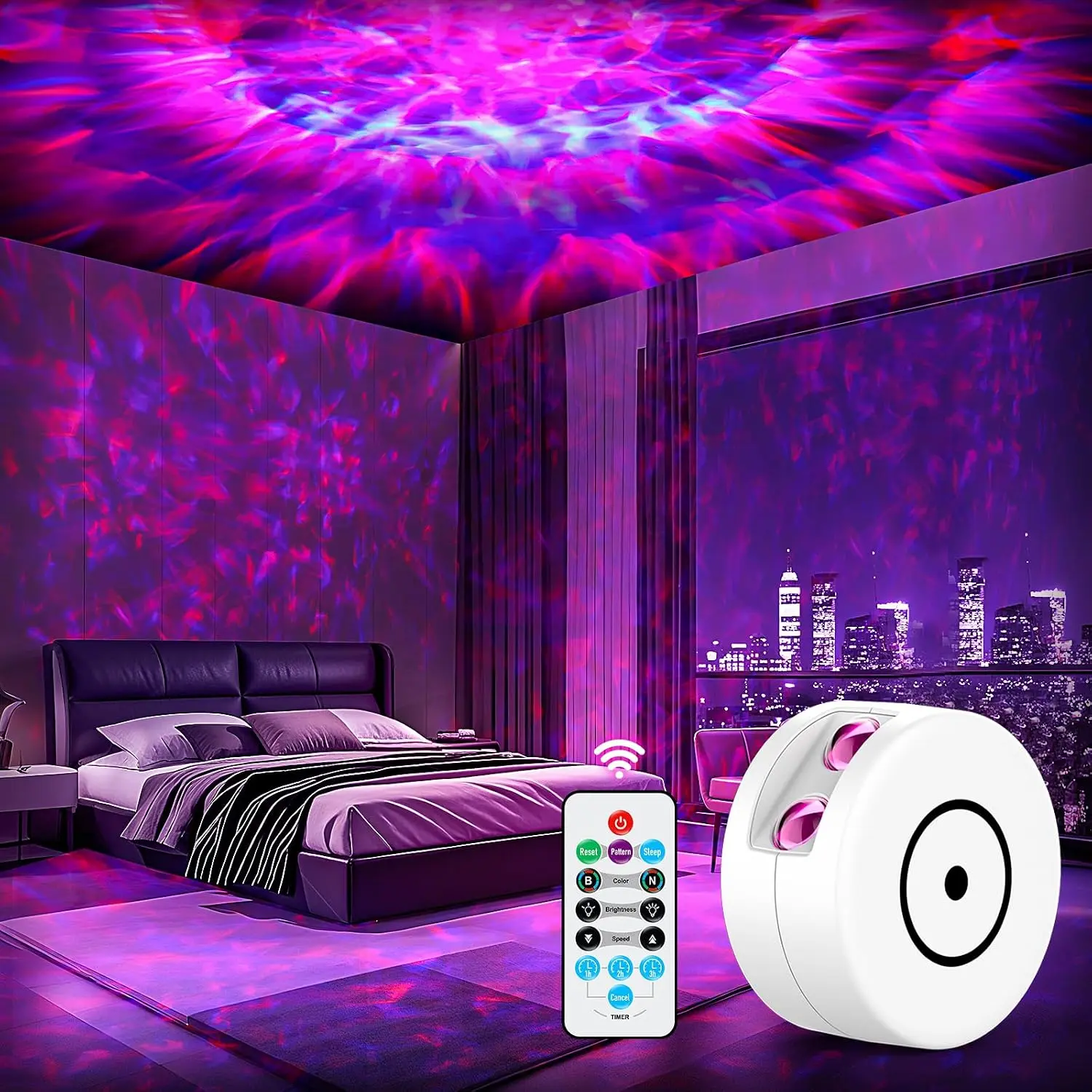 Galaxy Projector for Bedroom Night Light for  with Timer and Remote | Light Projector, Teen Girl Gifts Trendy Stuff Ideas Women for Boys  Adults, Nebula Lamp Room Decor Birthday Christmas Day