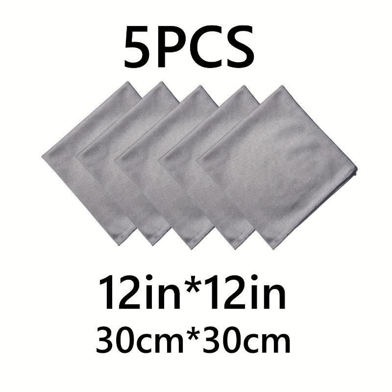 Microfiber Cleaning Cloths, Super Absorbent Reusable Detailing Cloth - Chemical-Free, Lint-Free, Scratch-Free Glass & Multi-Surface Towels for Windows, Mirrors, Auto, Electronics, Camera Lenses
